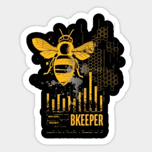 Diversity Through Hardworking Bees Sticker